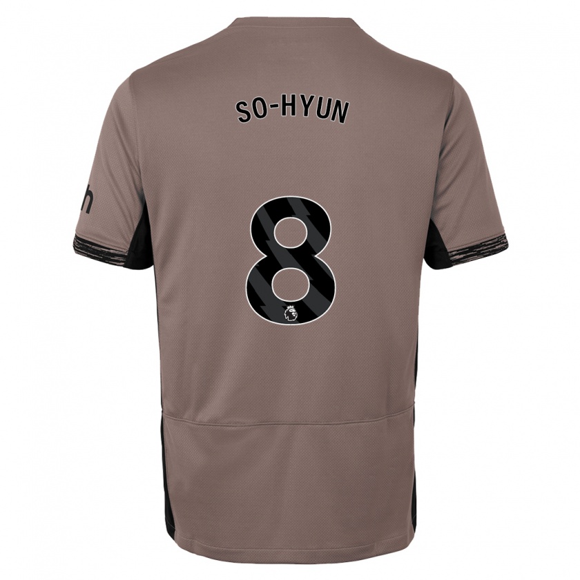 Kandiny Niño Camiseta Cho So-Hyun #8 Beige Obscuro Equipación Tercera 2023/24 La Camisa Chile