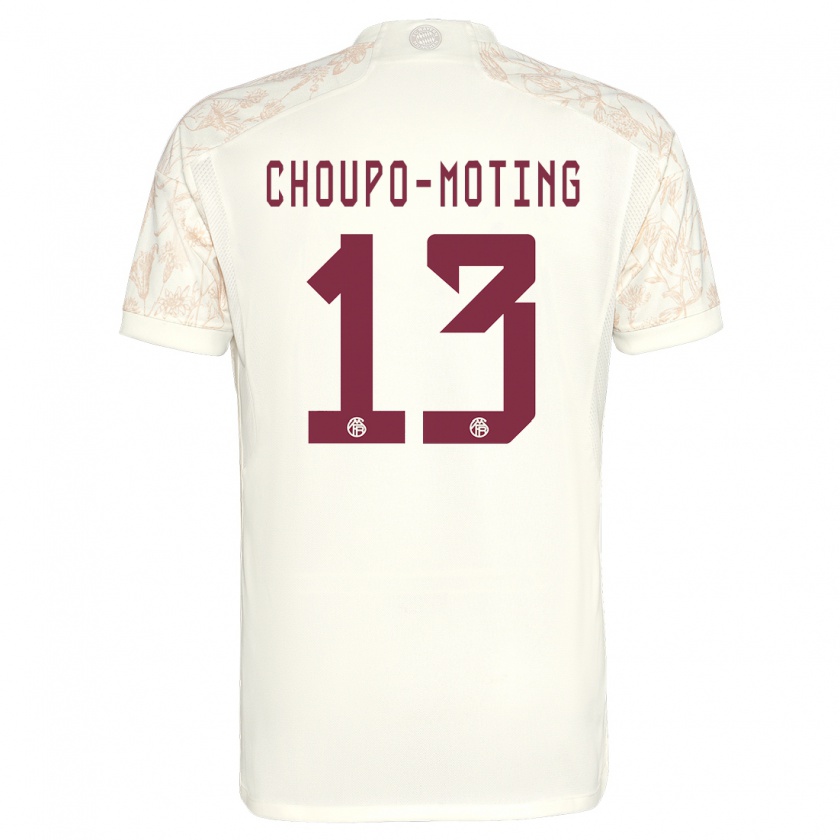 Kandiny Niño Camiseta Eric Maxim Choupo-Moting #13 Blanquecino Equipación Tercera 2023/24 La Camisa Chile