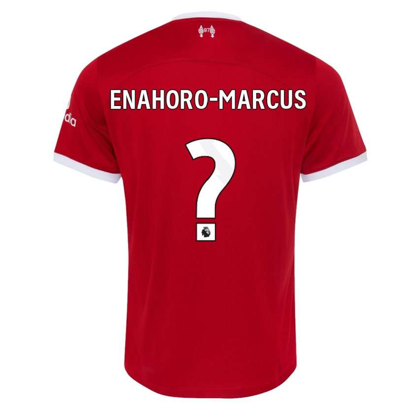 Kandiny Hombre Camiseta Louis Enahoro-Marcus #0 Rojo 1ª Equipación 2023/24 La Camisa Chile