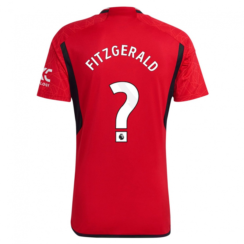 Kandiny Hombre Camiseta Jayce Fitzgerald #0 Rojo 1ª Equipación 2023/24 La Camisa Chile