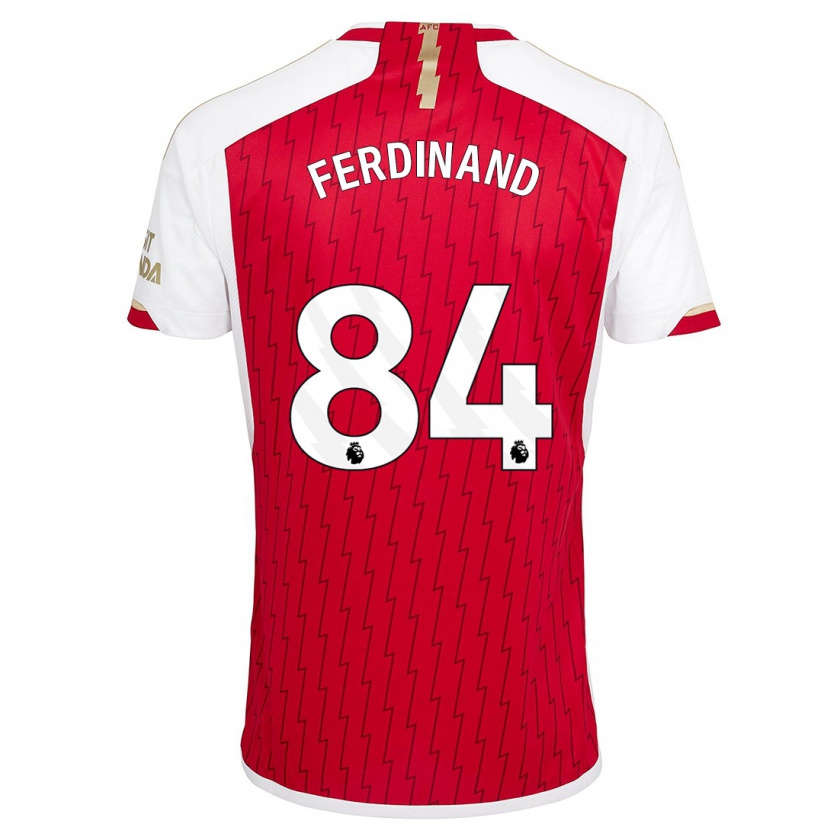 Kandiny Hombre Camiseta Seb Ferdinand #84 Rojo 1ª Equipación 2023/24 La Camisa Chile
