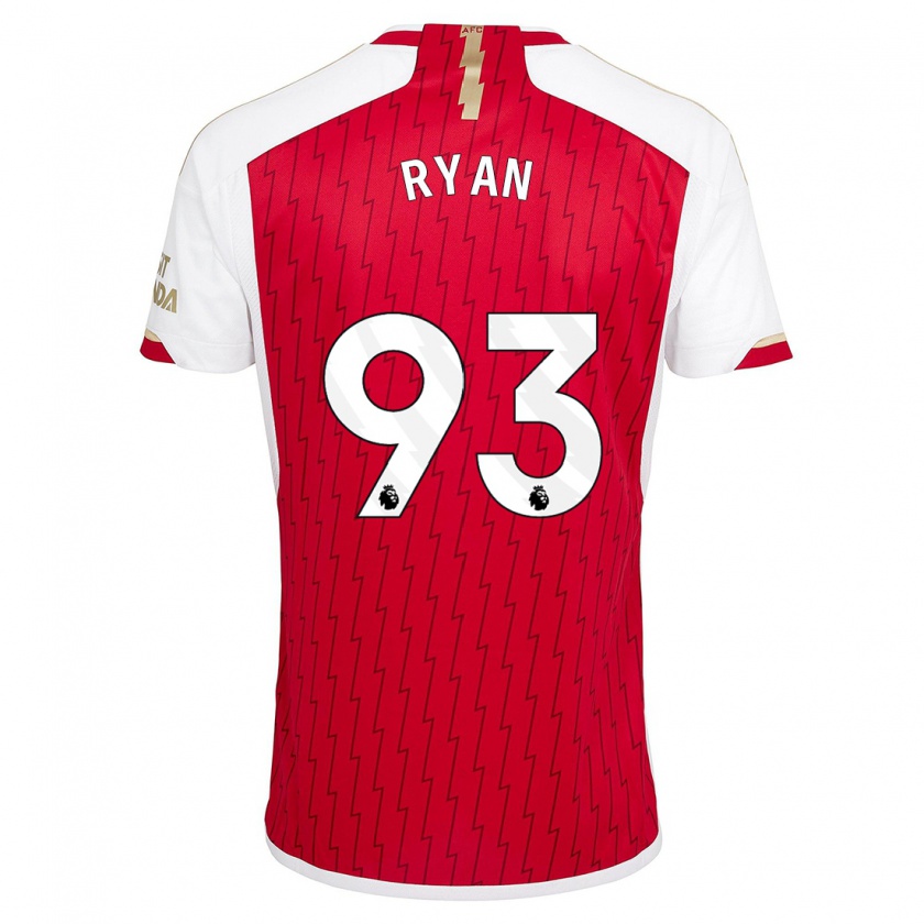 Kandiny Hombre Camiseta Kamarni Ryan #93 Rojo 1ª Equipación 2023/24 La Camisa Chile