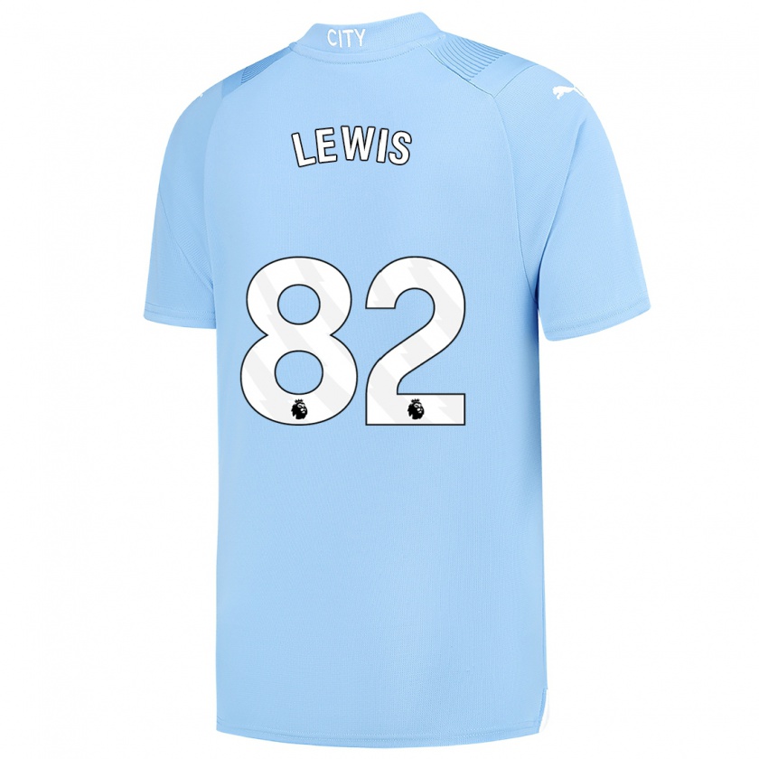 Kandiny Hombre Camiseta Rico Lewis #82 Azul Claro 1ª Equipación 2023/24 La Camisa Chile