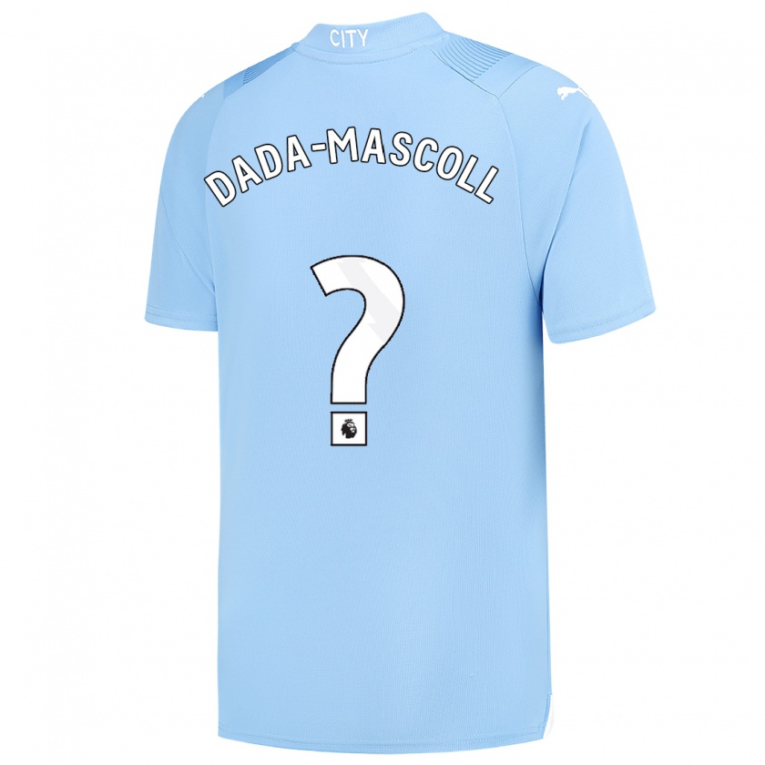 Kandiny Hombre Camiseta Isaiah Dada-Mascoll #0 Azul Claro 1ª Equipación 2023/24 La Camisa Chile