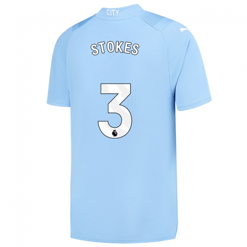 Kandiny Hombre Camiseta Demi Stokes #3 Azul Claro 1ª Equipación 2023/24 La Camisa Chile
