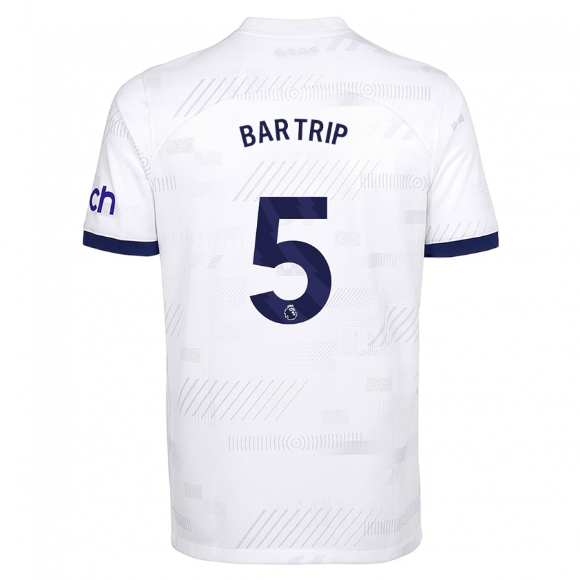 Kandiny Hombre Camiseta Molly Bartrip #5 Blanco 1ª Equipación 2023/24 La Camisa Chile
