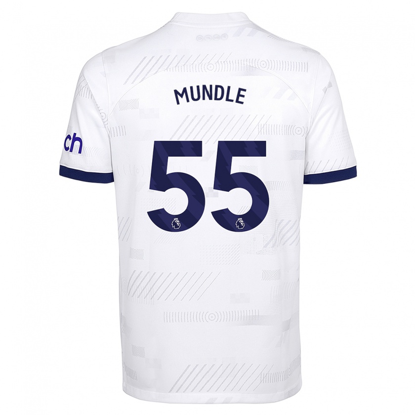 Kandiny Hombre Camiseta Romaine Mundle #55 Blanco 1ª Equipación 2023/24 La Camisa Chile