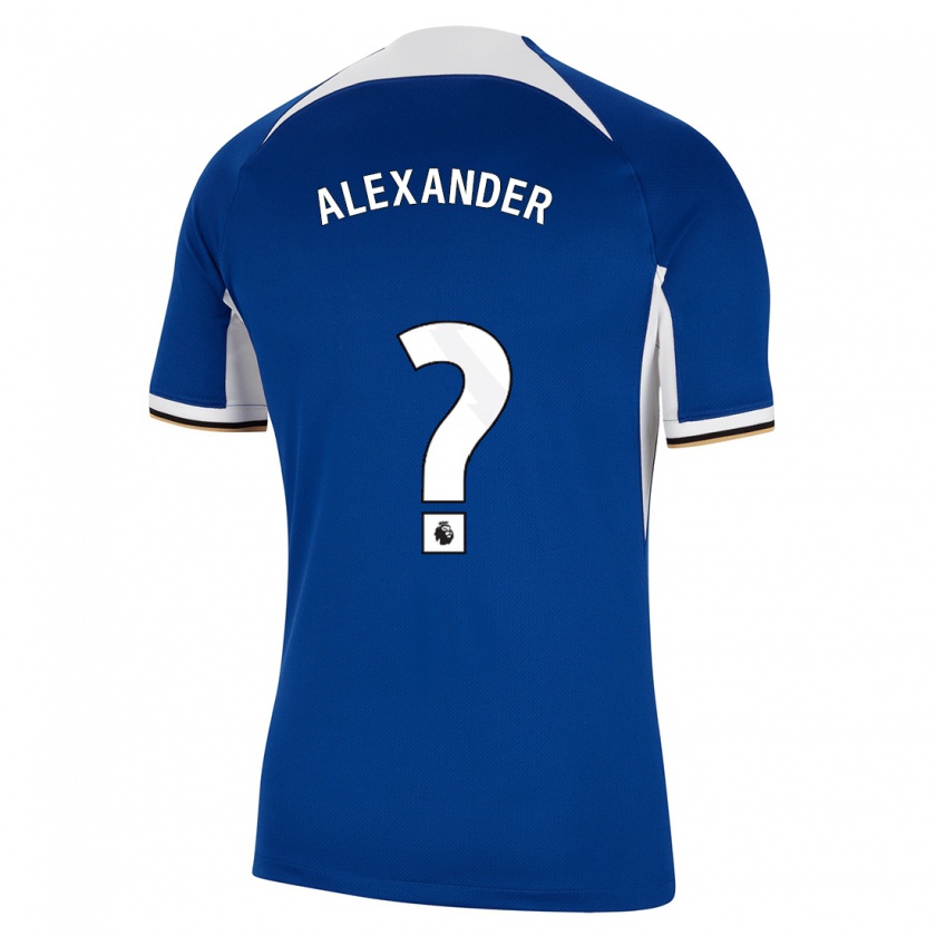 Kandiny Hombre Camiseta Reiss-Alexander Russell-Denny #0 Azul 1ª Equipación 2023/24 La Camisa Chile