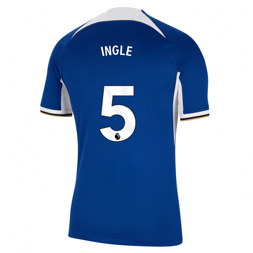 Kandiny Hombre Camiseta Sophie Ingle #5 Azul 1ª Equipación 2023/24 La Camisa Chile