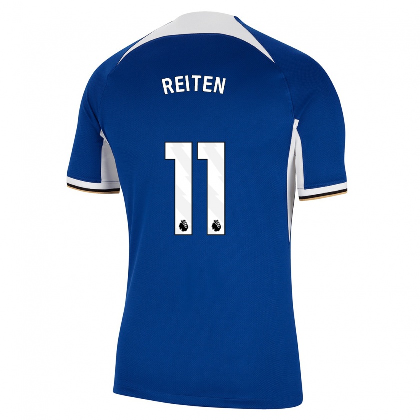 Kandiny Hombre Camiseta Guro Reiten #11 Azul 1ª Equipación 2023/24 La Camisa Chile