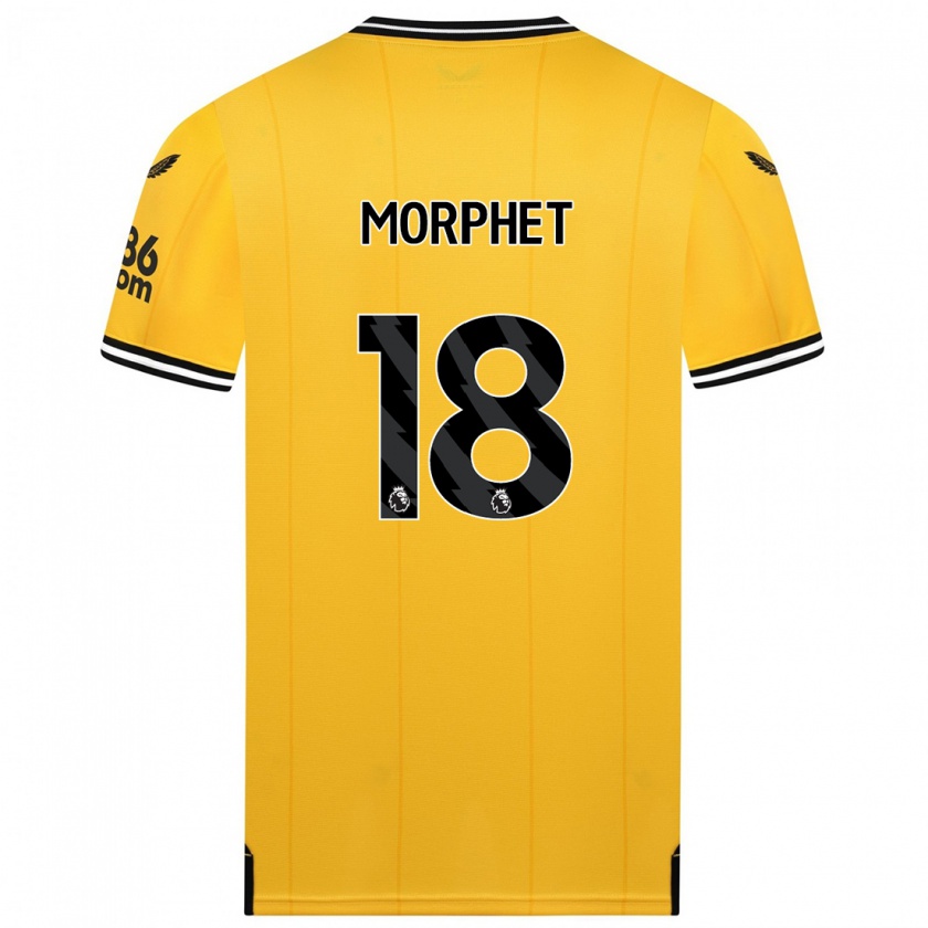 Kandiny Hombre Camiseta Anna Morphet #18 Amarillo 1ª Equipación 2023/24 La Camisa Chile