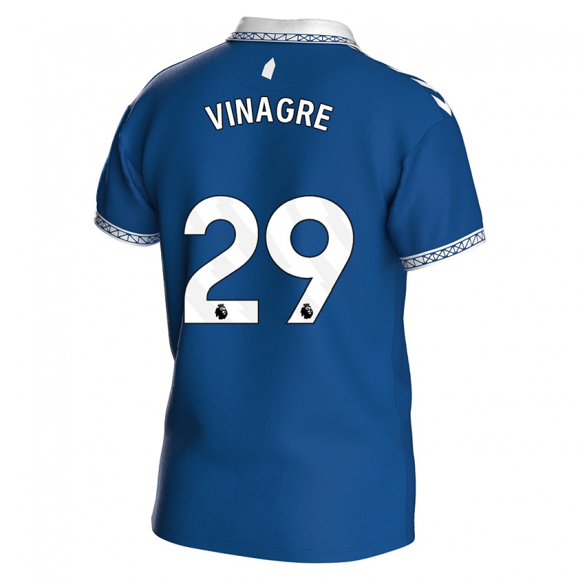 Kandiny Hombre Camiseta Ruben Vinagre #29 Azul Real 1ª Equipación 2023/24 La Camisa Chile