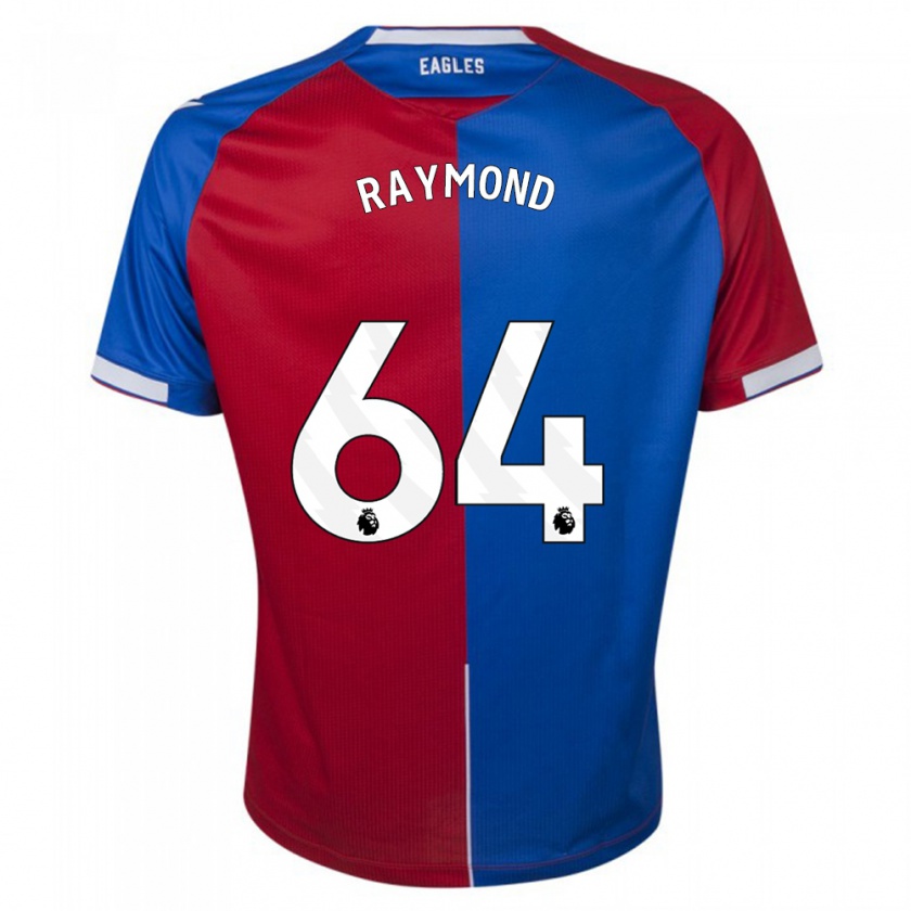 Kandiny Hombre Camiseta Jadan Raymond #64 Rojo Azul 1ª Equipación 2023/24 La Camisa Chile