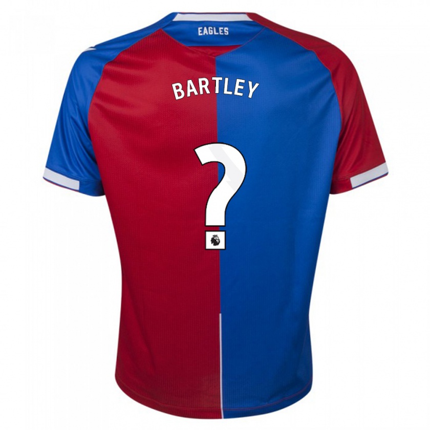 Kandiny Hombre Camiseta Ryan Bartley #0 Rojo Azul 1ª Equipación 2023/24 La Camisa Chile