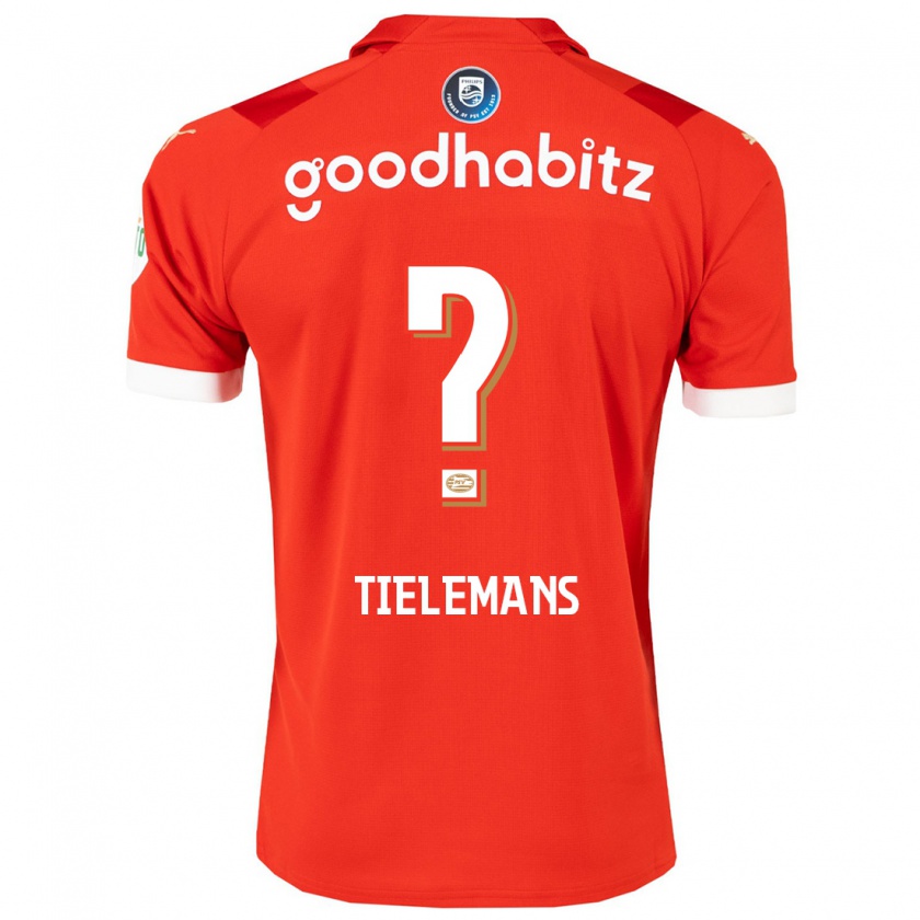 Kandiny Hombre Camiseta Mathijs Tielemans #0 Rojo 1ª Equipación 2023/24 La Camisa Chile