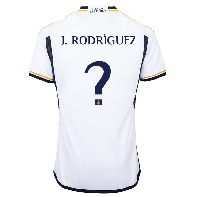 Kandiny Hombre Camiseta Juan Rodríguez #0 Blanco 1ª Equipación 2023/24 La Camisa Chile
