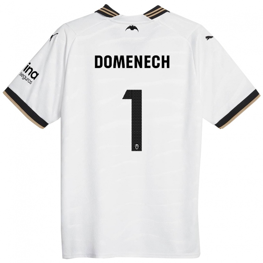 Kandiny Hombre Camiseta Jaume Doménech #1 Blanco 1ª Equipación 2023/24 La Camisa Chile