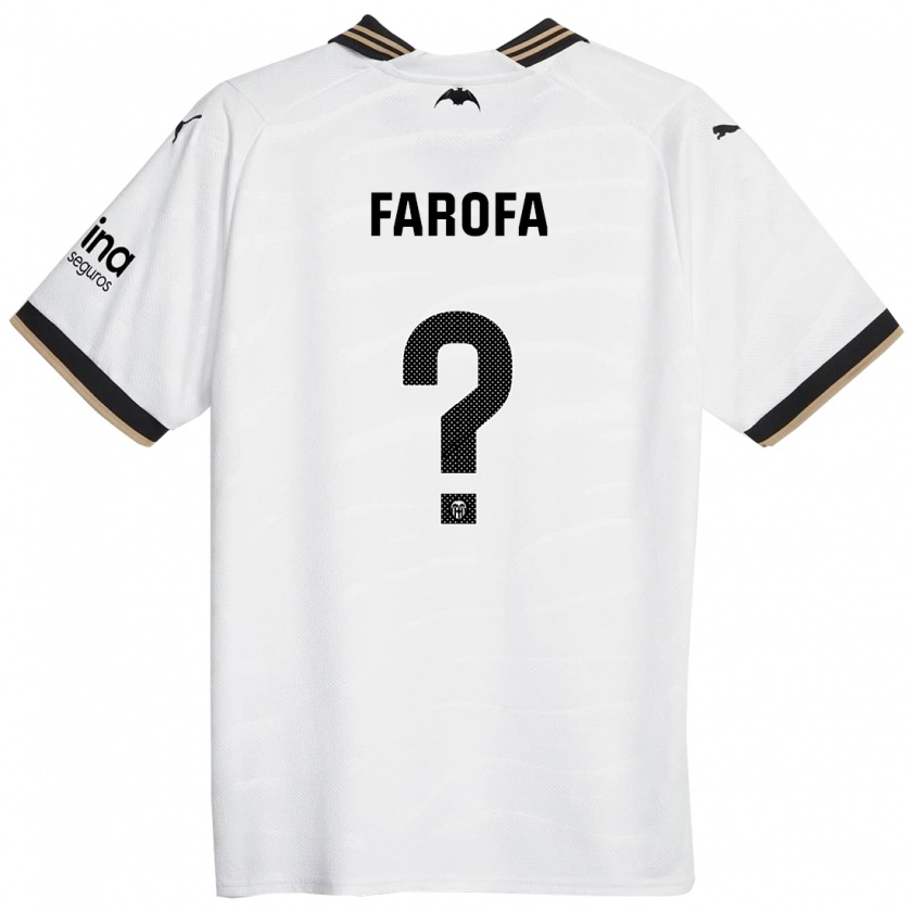 Kandiny Hombre Camiseta Rodrigo Farofa #0 Blanco 1ª Equipación 2023/24 La Camisa Chile