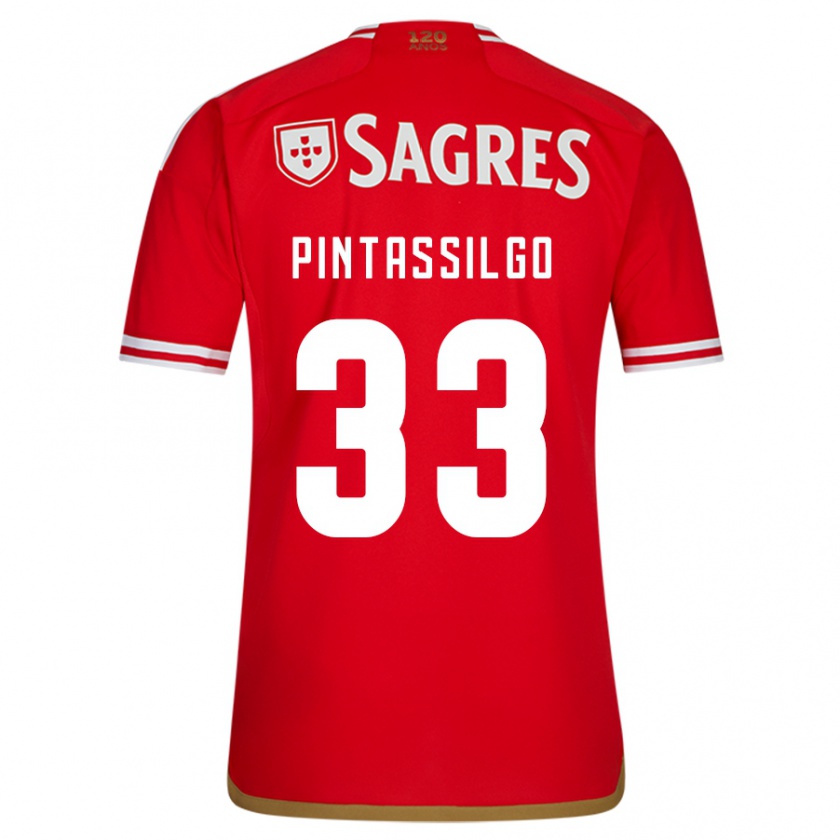 Kandiny Hombre Camiseta Lara Pintassilgo #33 Rojo 1ª Equipación 2023/24 La Camisa Chile