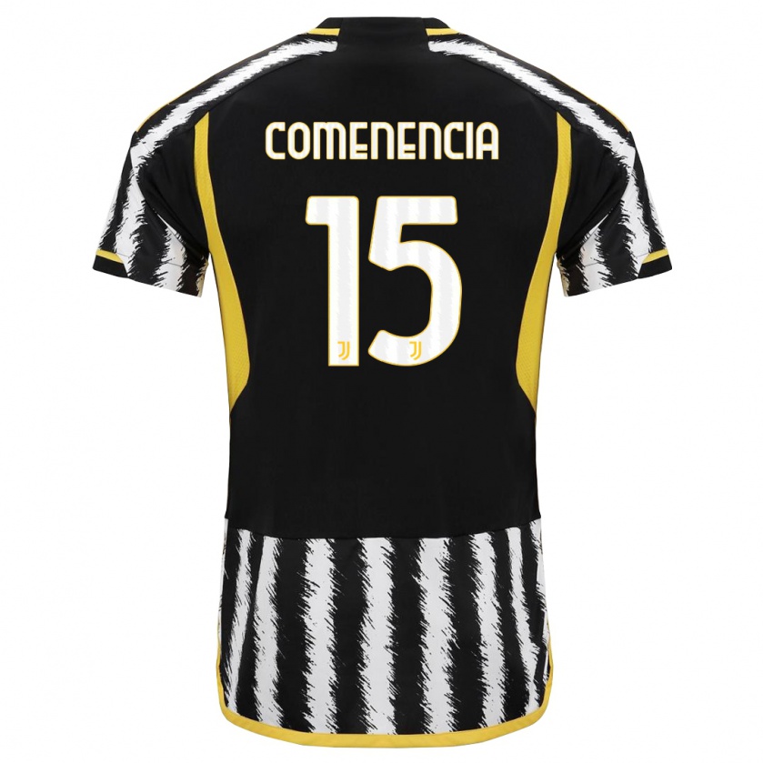 Kandiny Hombre Camiseta Livano Comenencia #15 Blanco Negro 1ª Equipación 2023/24 La Camisa Chile