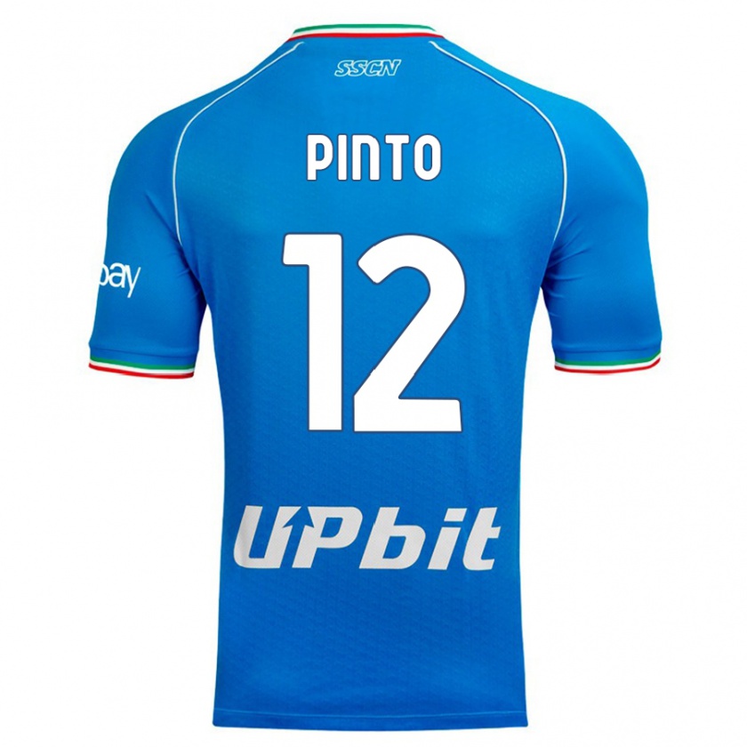 Kandiny Hombre Camiseta Ciro Pinto #12 Cielo Azul 1ª Equipación 2023/24 La Camisa Chile