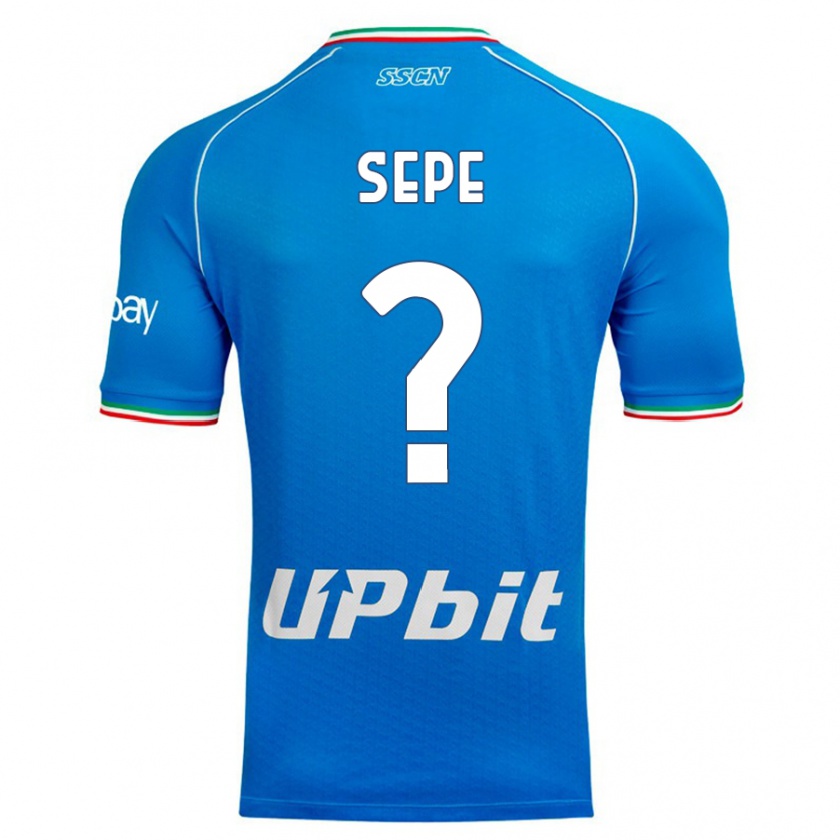 Kandiny Hombre Camiseta Mauro Sepe #0 Cielo Azul 1ª Equipación 2023/24 La Camisa Chile