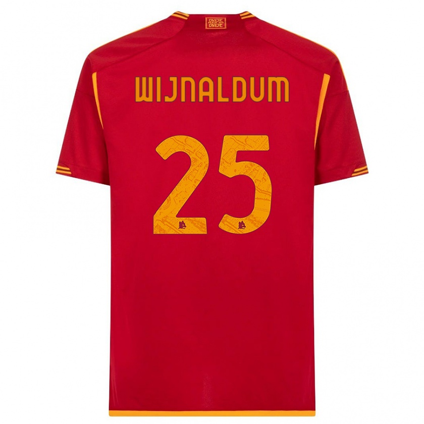 Kandiny Hombre Camiseta Georginio Wijnaldum #25 Rojo 1ª Equipación 2023/24 La Camisa Chile