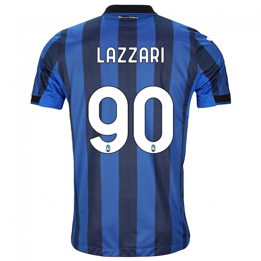 Kandiny Hombre Camiseta Ilaria Lazzari #90 Azul Negro 1ª Equipación 2023/24 La Camisa Chile