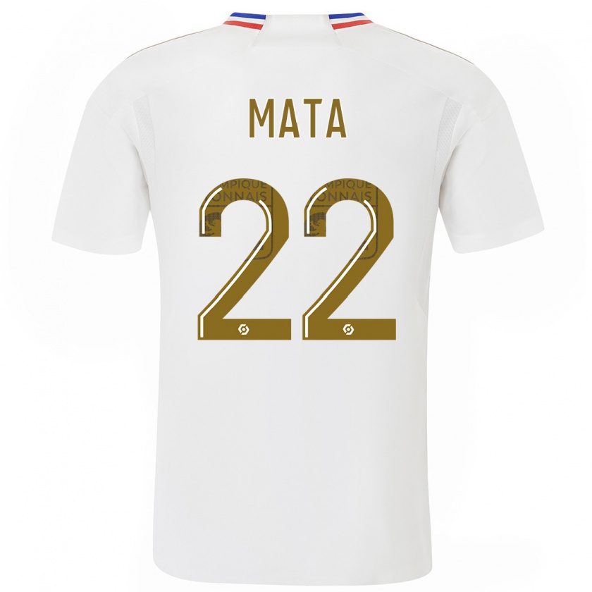 Kandiny Hombre Camiseta Clinton Mata #22 Blanco 1ª Equipación 2023/24 La Camisa Chile