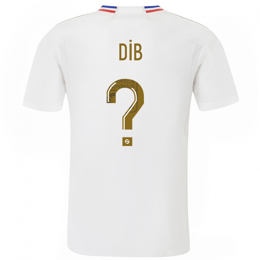 Kandiny Hombre Camiseta Djibrail Dib #0 Blanco 1ª Equipación 2023/24 La Camisa Chile