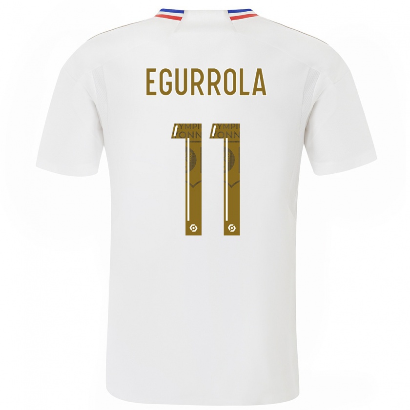 Kandiny Hombre Camiseta Damaris Egurrola #11 Blanco 1ª Equipación 2023/24 La Camisa Chile