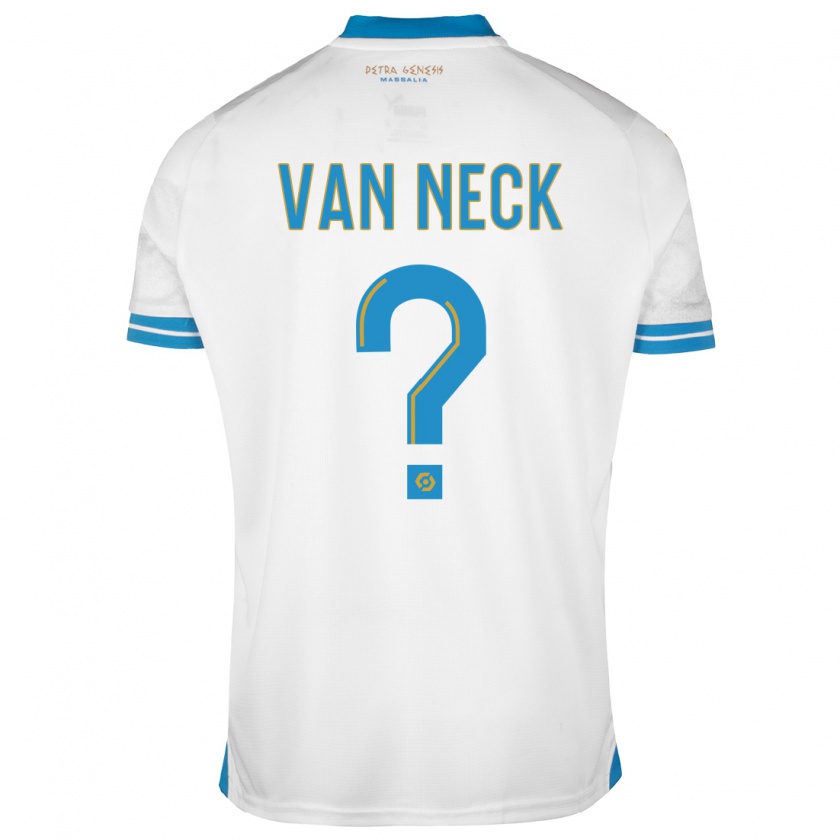 Kandiny Hombre Camiseta Jelle Van Neck #0 Blanco 1ª Equipación 2023/24 La Camisa Chile