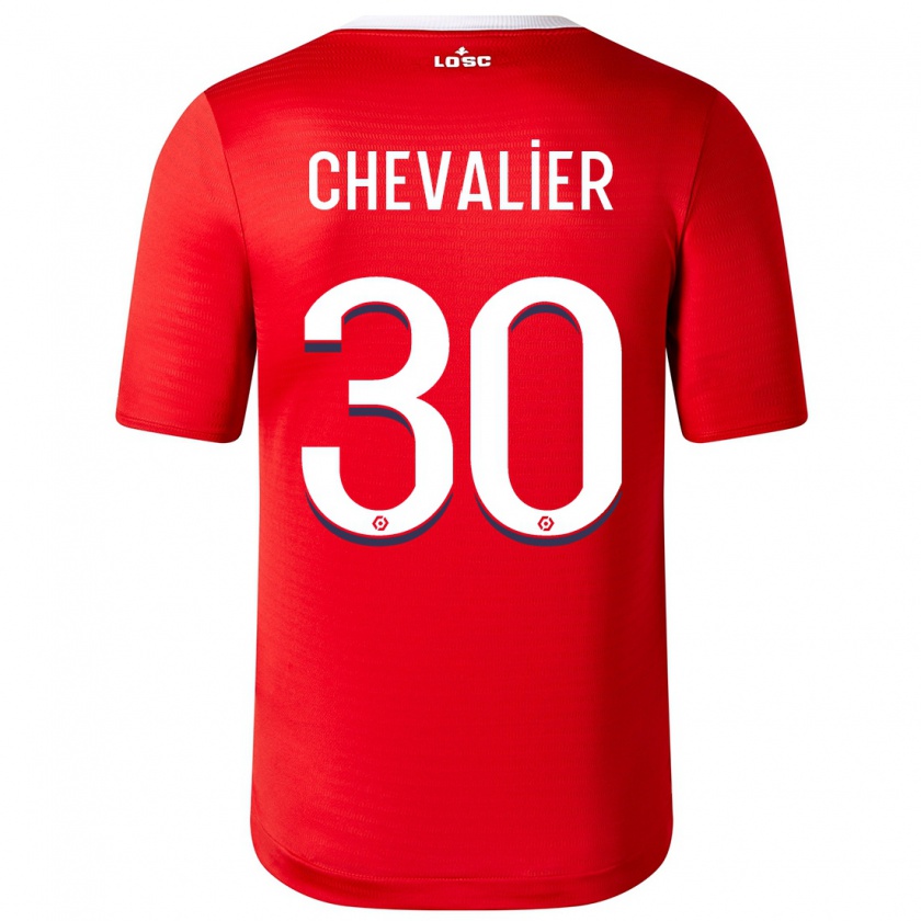 Kandiny Hombre Camiseta Lucas Chevalier #30 Rojo 1ª Equipación 2023/24 La Camisa Chile