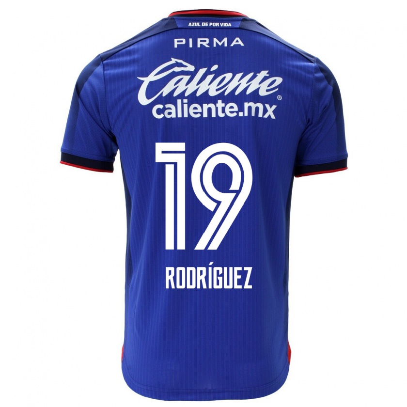 Kandiny Hombre Camiseta Carlos Rodríguez #19 Azul 1ª Equipación 2023/24 La Camisa Chile