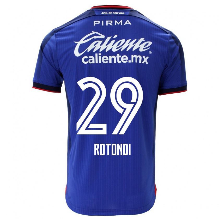 Kandiny Hombre Camiseta Carlos Rotondi #29 Azul 1ª Equipación 2023/24 La Camisa Chile