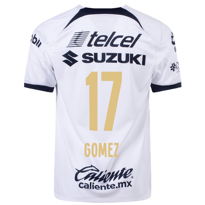 Kandiny Hombre Camiseta Diana Gomez #17 Blanco 1ª Equipación 2023/24 La Camisa Chile