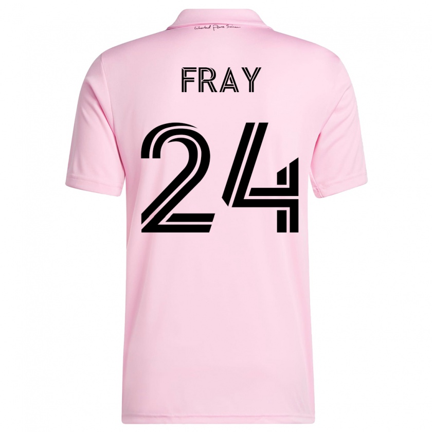 Kandiny Hombre Camiseta Ian Fray #24 Rosa 1ª Equipación 2023/24 La Camisa Chile