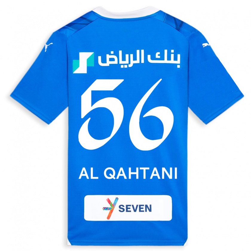Kandiny Hombre Camiseta Mohammed Al-Qahtani #56 Azul 1ª Equipación 2023/24 La Camisa Chile