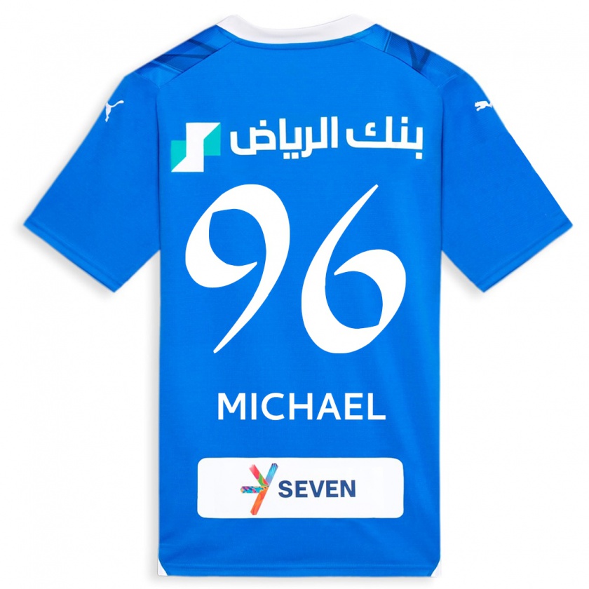 Kandiny Hombre Camiseta Michael #96 Azul 1ª Equipación 2023/24 La Camisa Chile