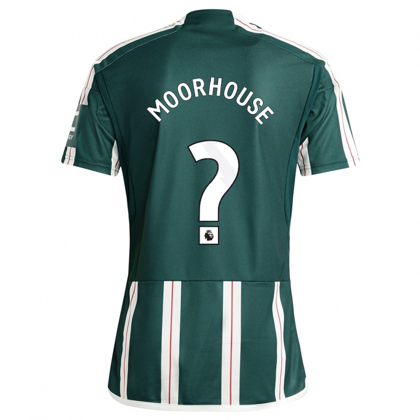 Kandiny Hombre Camiseta Jack Moorhouse #0 Verde Oscuro 2ª Equipación 2023/24 La Camisa Chile