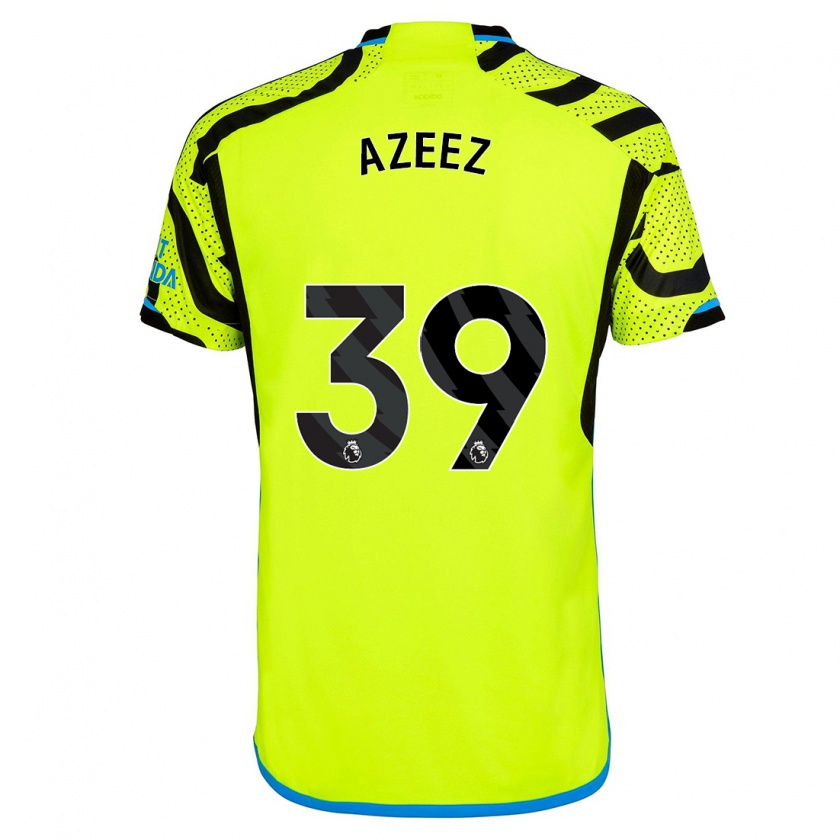 Kandiny Hombre Camiseta Miguel Azeez #39 Amarillo 2ª Equipación 2023/24 La Camisa Chile