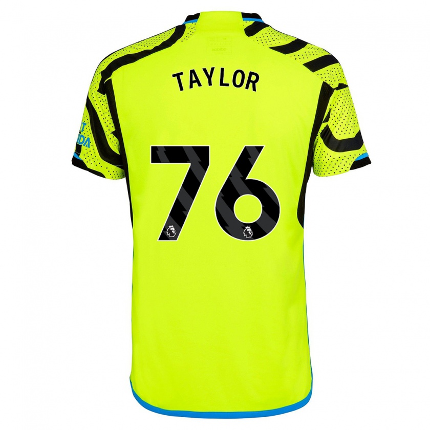 Kandiny Hombre Camiseta Kido Taylor Hart #76 Amarillo 2ª Equipación 2023/24 La Camisa Chile