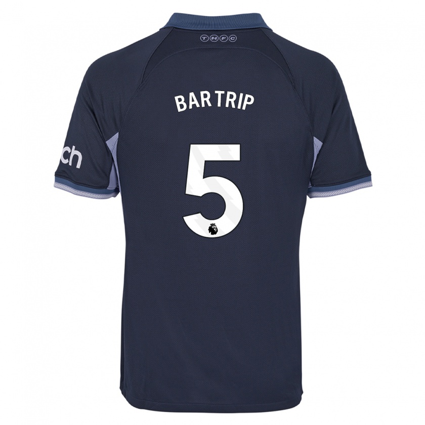 Kandiny Hombre Camiseta Molly Bartrip #5 Azul Oscuro 2ª Equipación 2023/24 La Camisa Chile