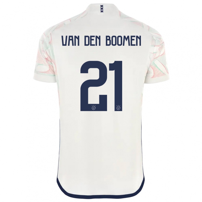 Kandiny Hombre Camiseta Branco Van Den Boomen #21 Blanco 2ª Equipación 2023/24 La Camisa Chile