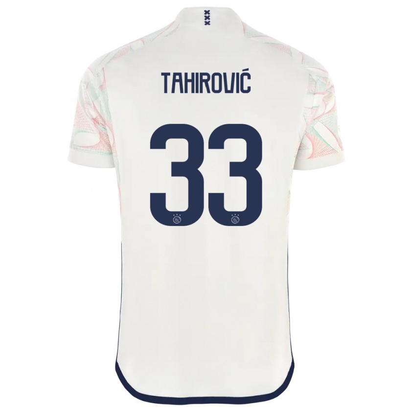 Kandiny Hombre Camiseta Benjamin Tahirovic #33 Blanco 2ª Equipación 2023/24 La Camisa Chile