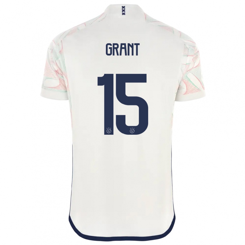 Kandiny Hombre Camiseta Chasity Grant #15 Blanco 2ª Equipación 2023/24 La Camisa Chile