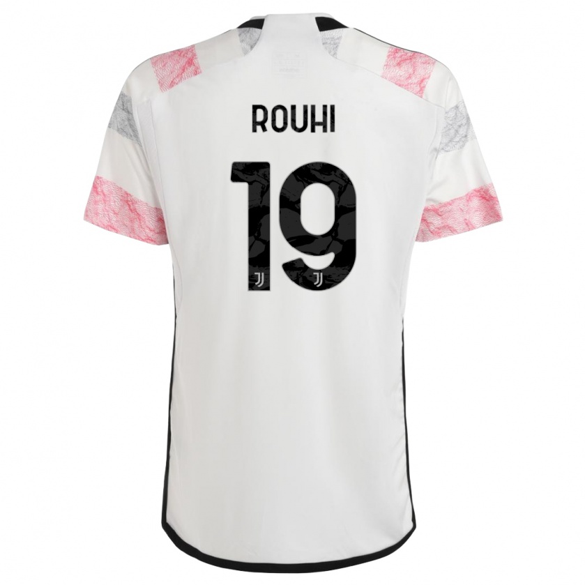 Kandiny Hombre Camiseta Jonas Rouhi #19 Blanco Rosa 2ª Equipación 2023/24 La Camisa Chile