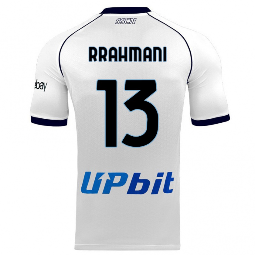 Kandiny Hombre Camiseta Amir Rrahmani #13 Blanco 2ª Equipación 2023/24 La Camisa Chile
