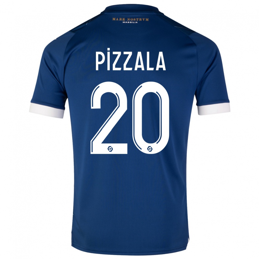 Kandiny Hombre Camiseta Caroline Pizzala #20 Azul Oscuro 2ª Equipación 2023/24 La Camisa Chile