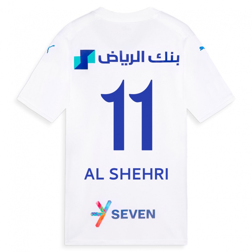 Kandiny Hombre Camiseta Saleh Al-Shehri #11 Blanco 2ª Equipación 2023/24 La Camisa Chile